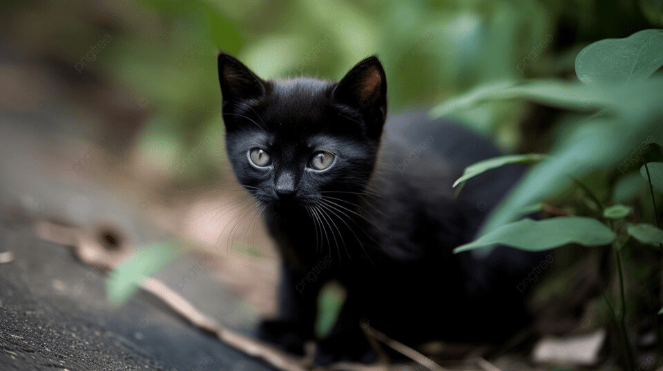 ลูกแมวสีดำ